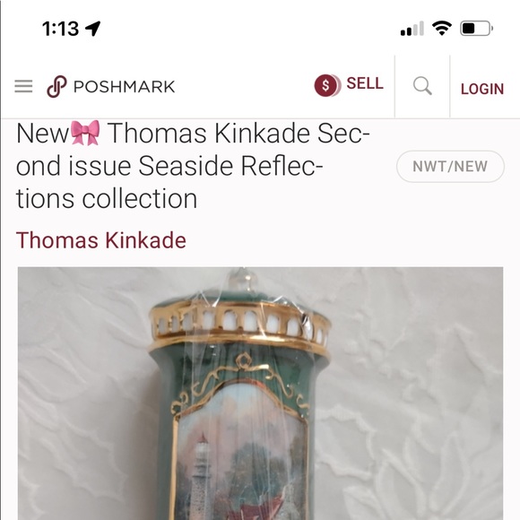 Thomas Kinkade Seaside Reflection - Picture 2 of 6